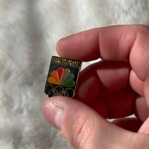 NBC Barcelona 1992 Olympics Pin Collectible Memorabilia Lapel